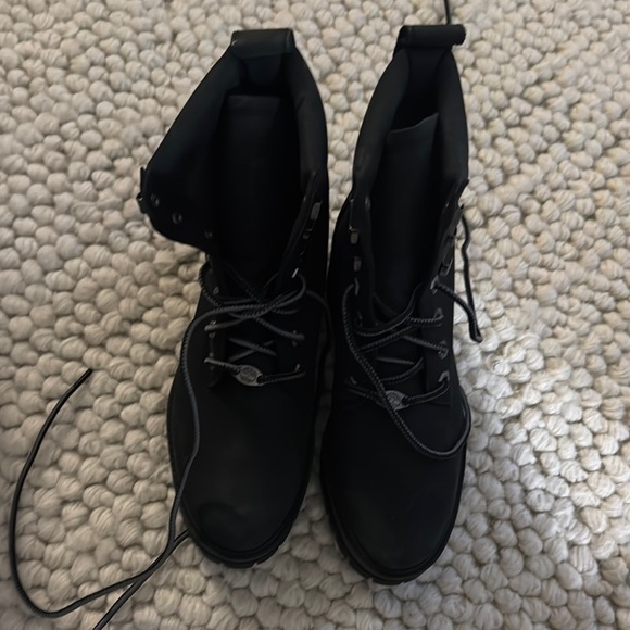 Timberland Black Combat Boots - Picture 2 of 5